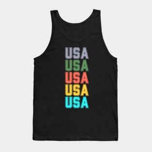 USA SPORT ATHLETIC TRNDY URBANWARE INDEPENDENCE DAY 4TH JULY Tank Top